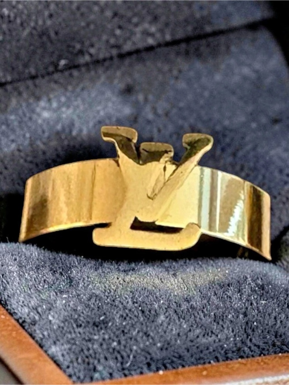 Gold-Tone Band Ring